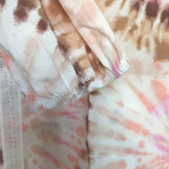 Land’s End White Burst Tie Dye Dress Size Small - Picture 5 of 7